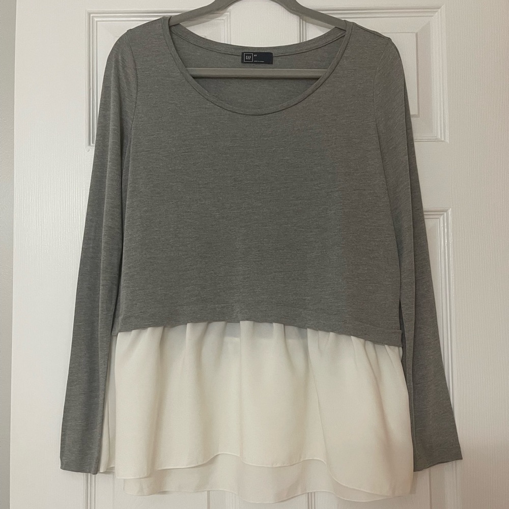 Gap Ruffle Top XS